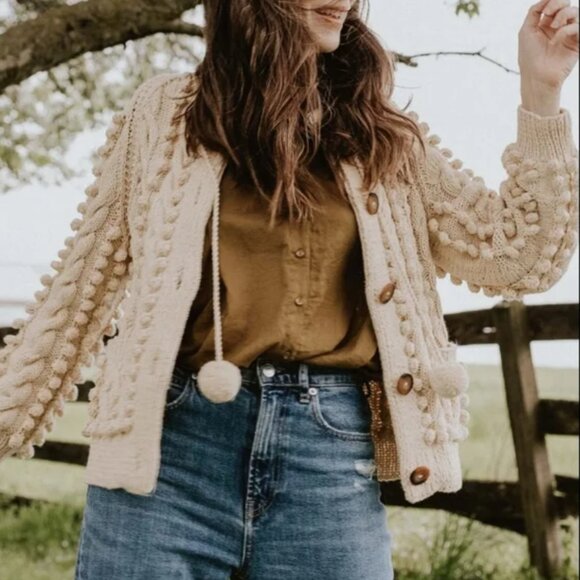 Doen Pomme Sweater XS Cream - Picture 2 of 8